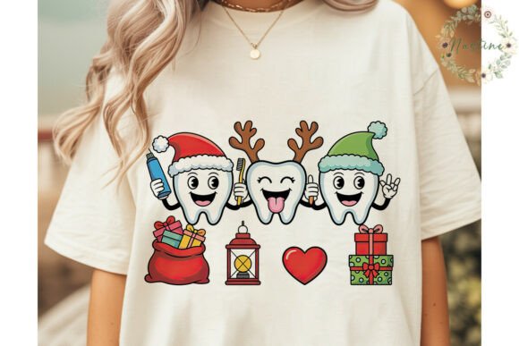 Christmas Dental Squad PNG Clipart & Illustrations