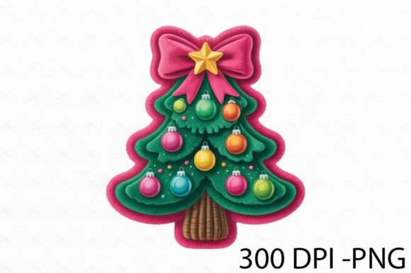 Christmas Tree Png Design & Illustrations