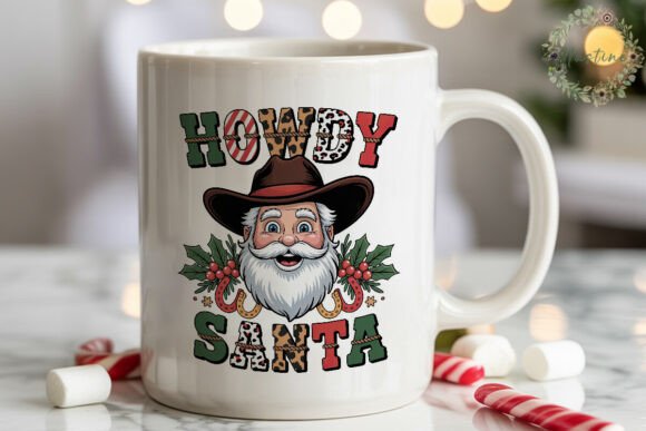 Howdy Santa Western Christmas PNG Review