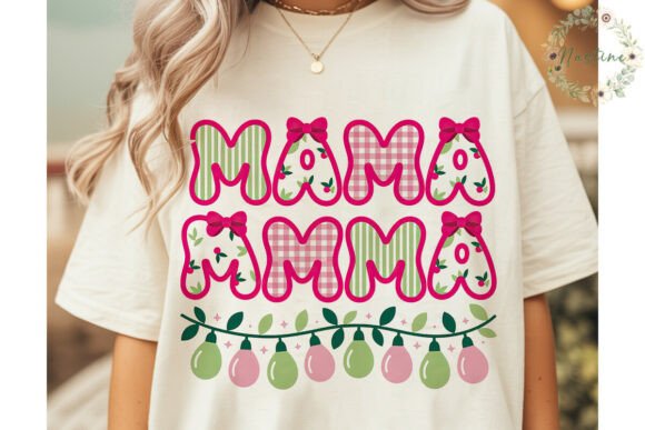 MAMMA Christmas Lights PNG Clipart & Illustrations