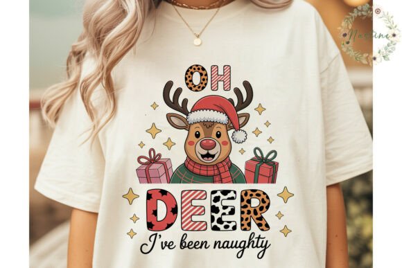 Naughty Reindeer PNG: Festive Illustrations