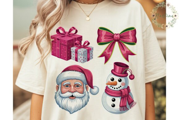 Pink Christmas Holiday Clipart PNG: A Designer’s Review of Festive Illustrations