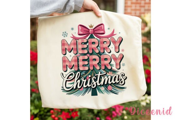 Pink Gingham Christmas PNG Review