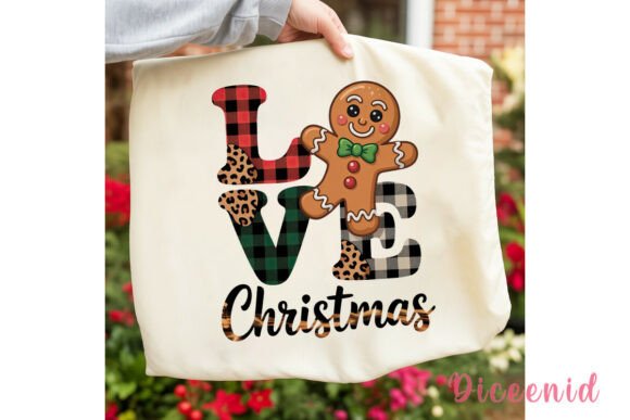 Reviewing LOVE Christmas Plaid Leopard PNG Clipart Illustrations