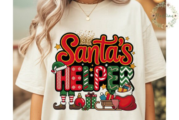 Santa s Helper Christmas PNG Clipart & Illustrations