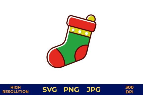 Vector Christmas Stocking Illustrations Review